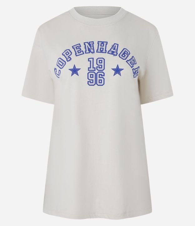 Remera en Algodón con Estampado Lettering Copenhagen 1996 4