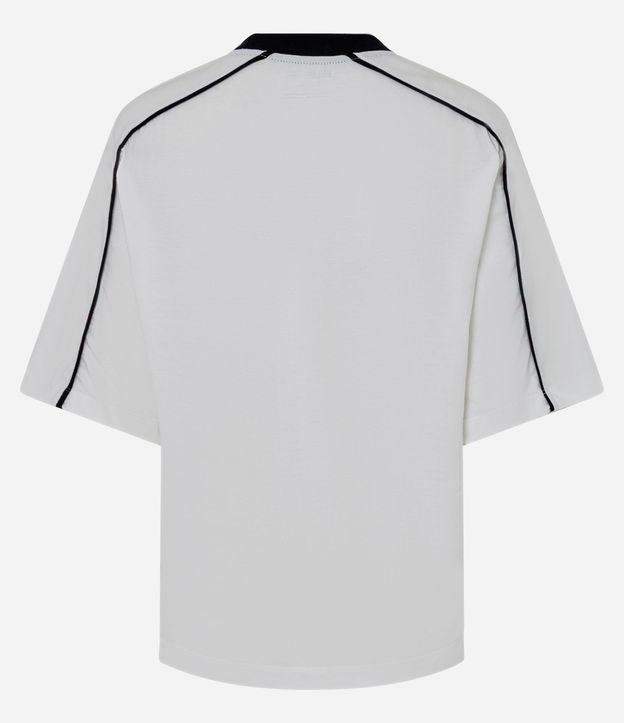Remera en Algodón con Estampado Lettering Monte Carlo 5