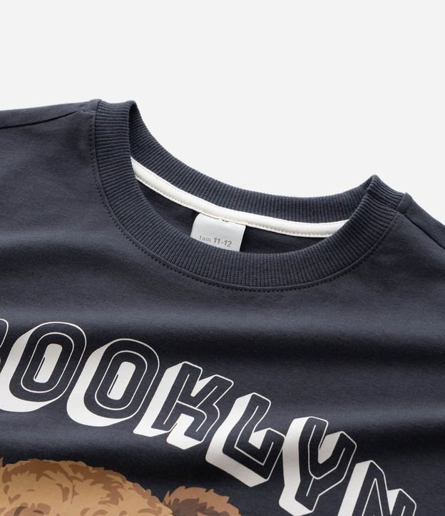 Remera Infantil con Estampado de Oso – Talle 7 a 14 años 5