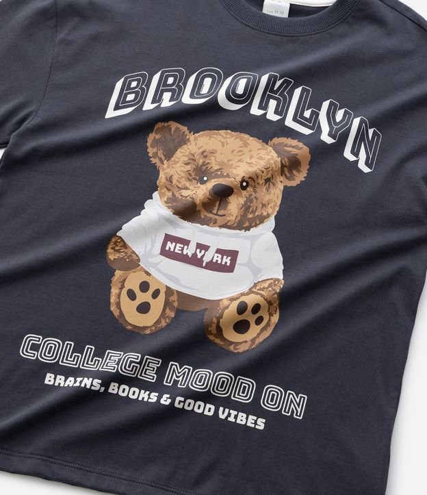 Remera Infantil con Estampado de Oso – Talle 7 a 14 años 6