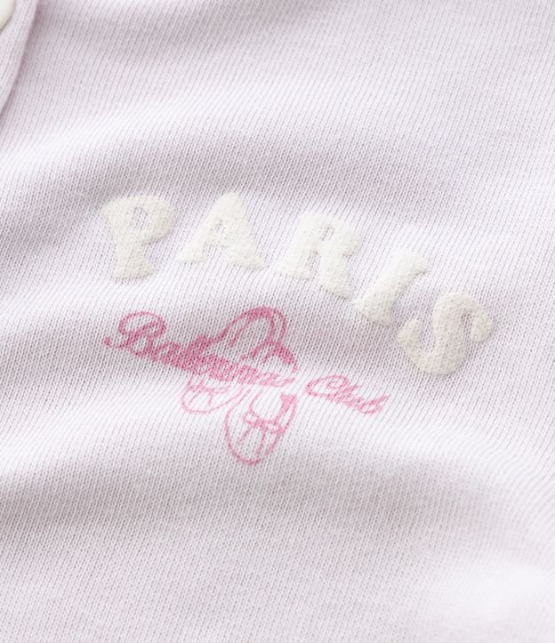 Blusa Algodón sin Felpa con Lettering - Talle 1 a 6 años 6