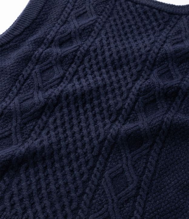 Chaleco Alargado en Punto con Encajes Laterales Curve & Plus Size