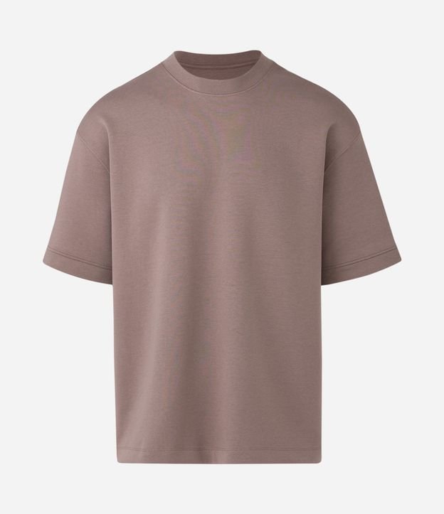 Remera Oversize en Algodón con Sisa Deslocada 5