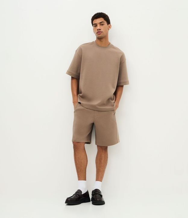 Remera Oversize en Algodón con Sisa Deslocada 3