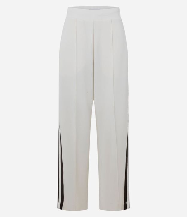 Pantalón Deportivo Oversized College con Rayas Contrastantes y Friso 10
