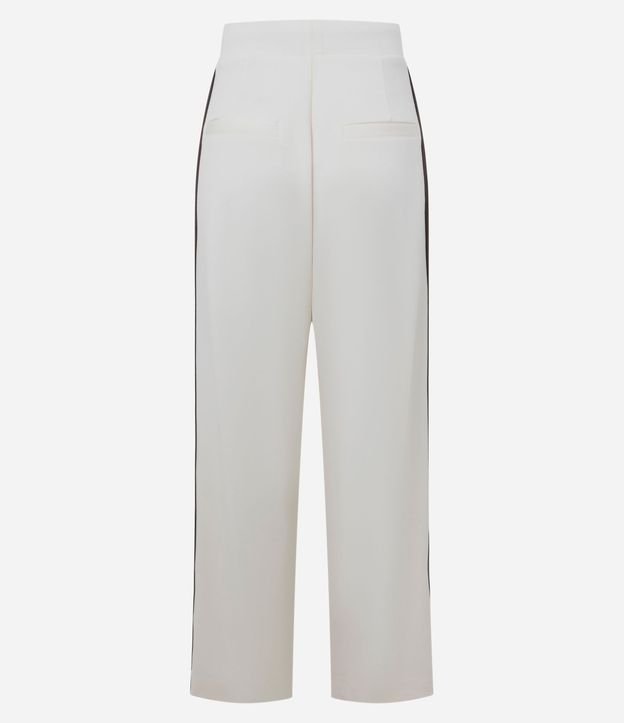Pantalón Deportivo Oversized College con Rayas Contrastantes y Friso 11