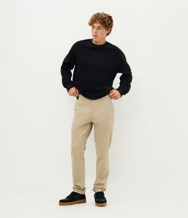 Pantalón Skinny en Sarga con Elastano 1