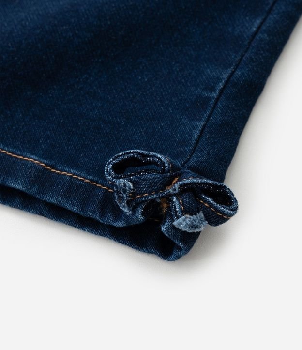 Pantalón Infantil Wide en Jeans con Moñitas Laterales – Talle 1 a 6 años 4