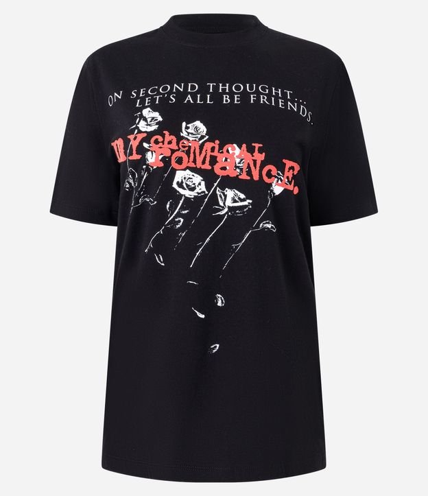 Remera Manga Corta en Algodón con Estampado Chemical Romance 4
