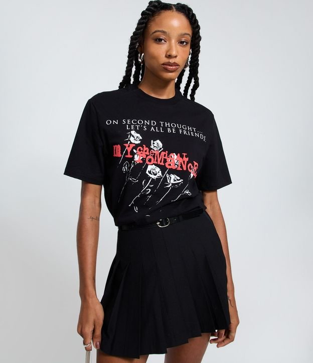 Remera Manga Corta en Algodón con Estampado Chemical Romance 3