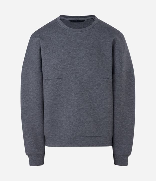 Buzo Masculino en Malla Pesada Scuba Oversized Cuello Redondo 6