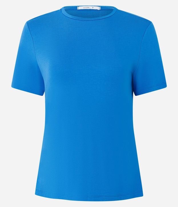Blusa Básica en Viscosa con Escote Redondo 5