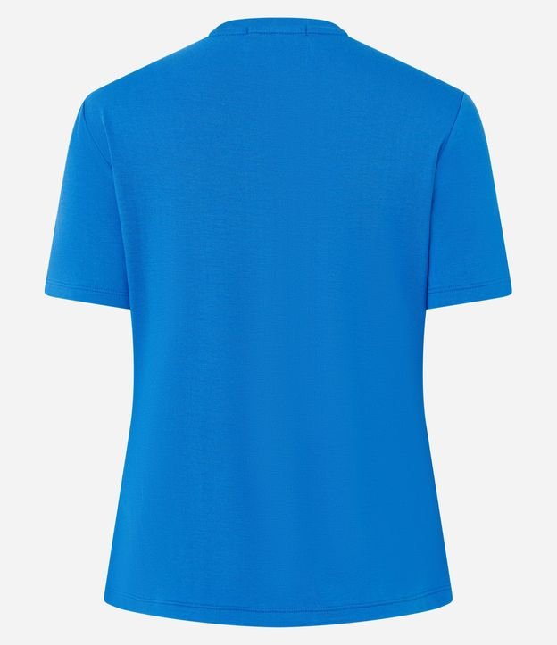 Blusa Básica en Viscosa con Escote Redondo 7