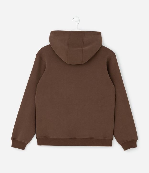 Saco Infantil Algodón con Capucha y Embossed - Talle 5 a 14 años 2