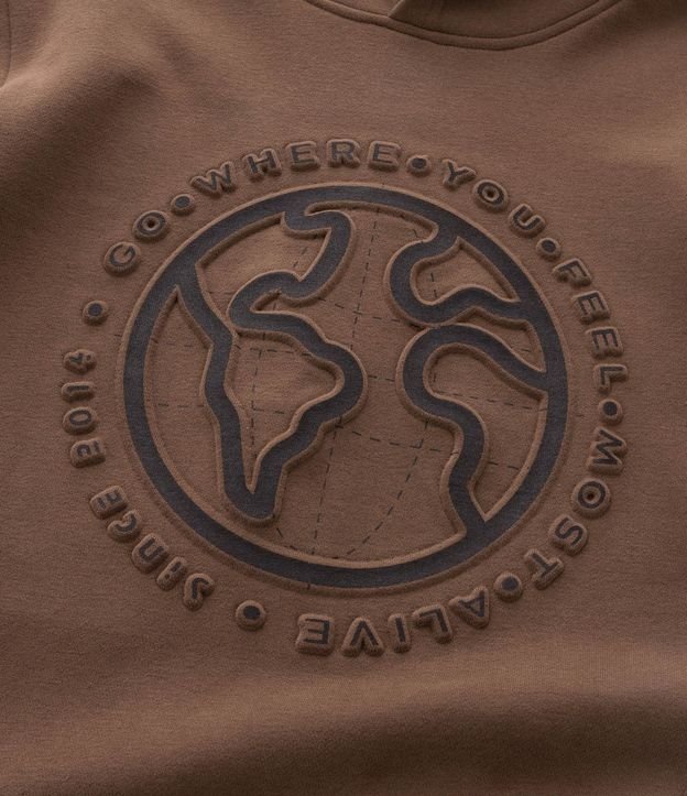 Saco Infantil Algodón con Capucha y Embossed - Talle 5 a 14 años 7