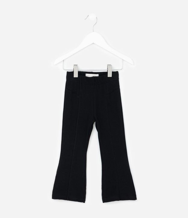 Pantalón Infantil Flare en Rib con Recortes – Talle 1 a 5/6 2