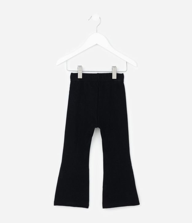 Pantalón Infantil Flare en Rib con Recortes – Talle 1 a 5/6 3