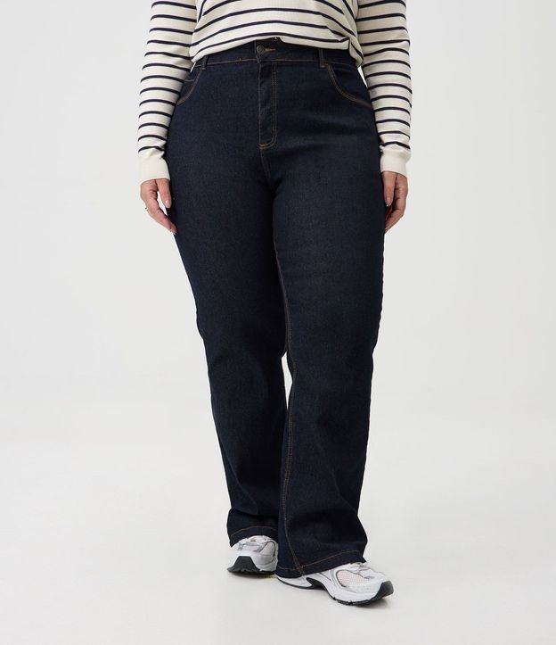 Pantalón Recto en Jeans con Elastano Curve & Plus Size 2