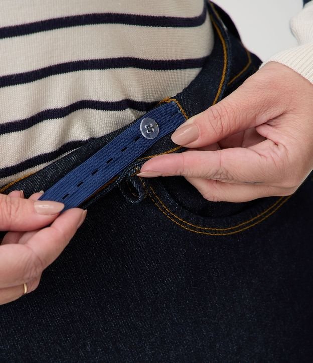 Pantalón Recto en Jeans con Elastano Curve & Plus Size 4