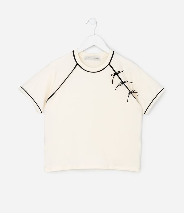 Remera Infantil con Moñitas Aplicadas – Talle 5 a 14 años 2