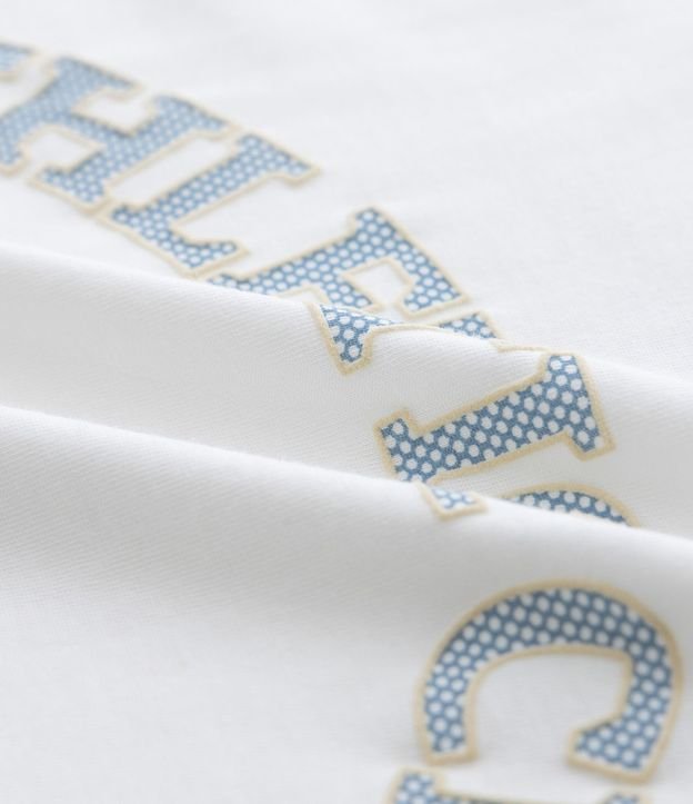 Remera Infantil con Estampado y Cuello Contrastante – Talle 7 a 16 años 4