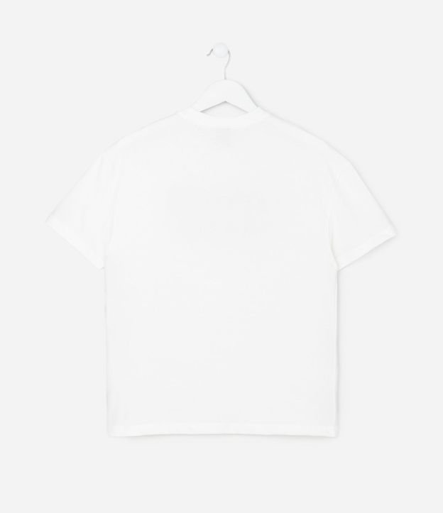 Remera Infantil Oversized con Lettering Bordado – Talle 7 a 16 años 2