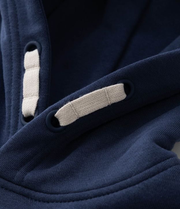 Buzo Relaxed Infantil con Capucha y Lettering Bordado – Talle 5 a 14 años 5