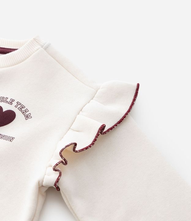 Conjunto Infantil con Volados en el Hombro y Estampa de Conejo – Talle 1 a 5/6 años 13