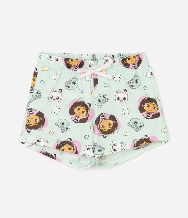 Pijama Infantil con Blusa y Short con Estampado Gabby y Gatitos - Talle 2 A 6 años 5