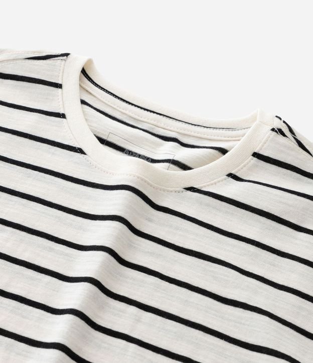 Remera Infantil Rayada en Hilo Teñido - Talle 5 a 14 años 4