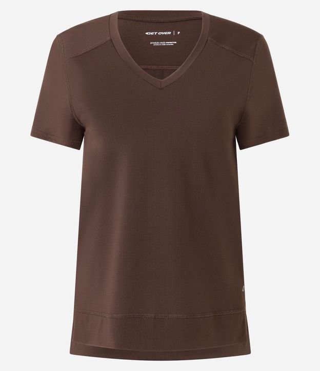 Remera Deportiva en Microfibra Agujerada con Ruedo Mullet 4