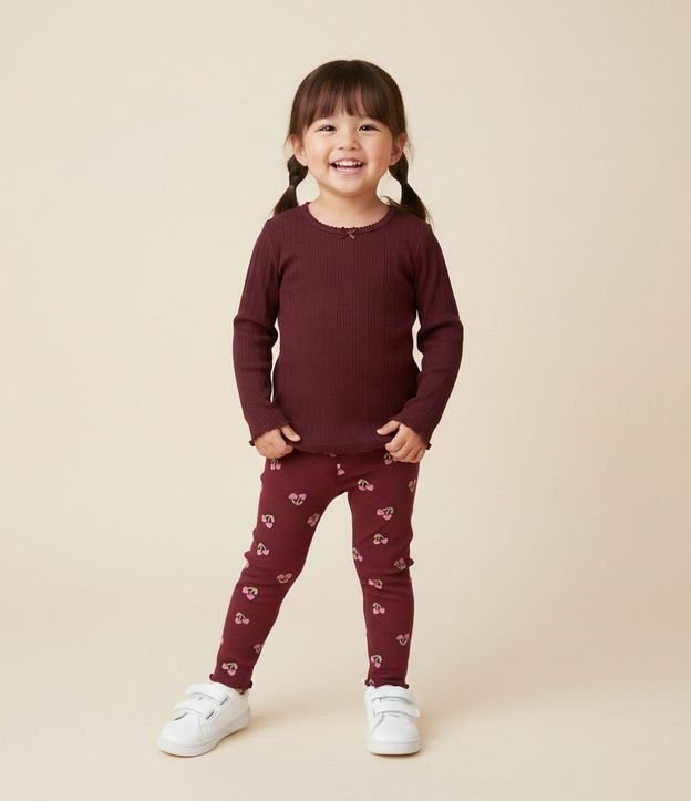 Blusa Infantil Manga Larga Texturizada – Talle 1 a 6 años 2
