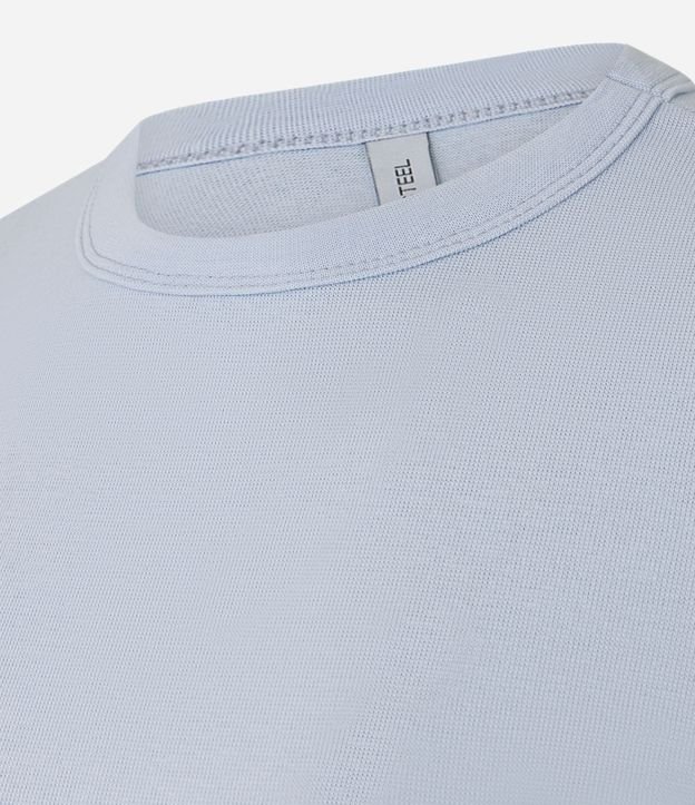 Blusa Alargada Ajustada en Rib 6