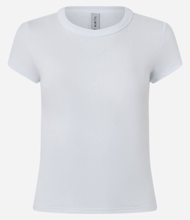 Blusa Alargada Ajustada en Rib 5