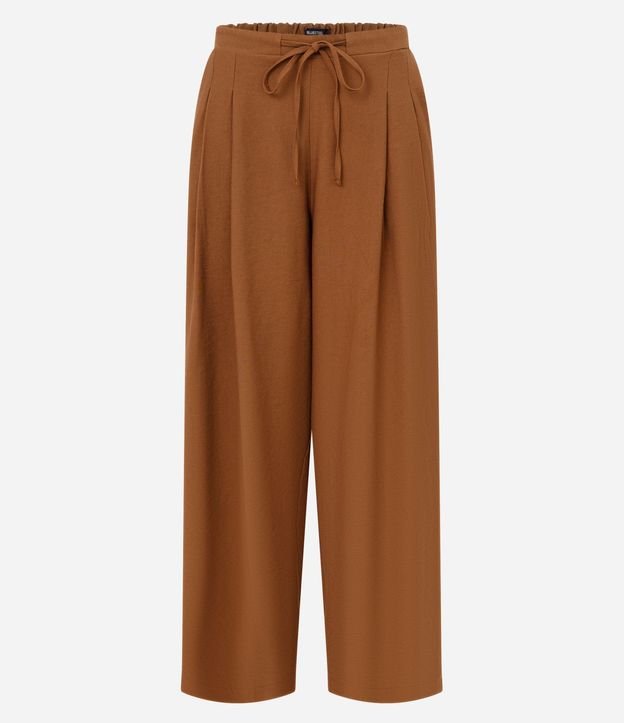 Pantalón Wide Leg Sastre con Lazo 9