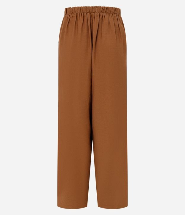 Pantalón Wide Leg Sastre con Lazo 10