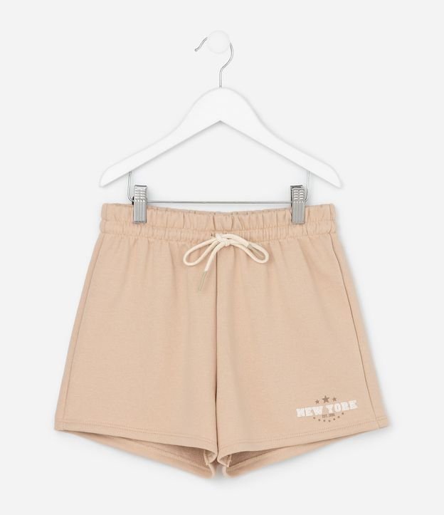 Short Infantil en Algodón con Estampa Lettering – Talle 5 A 14 años 1