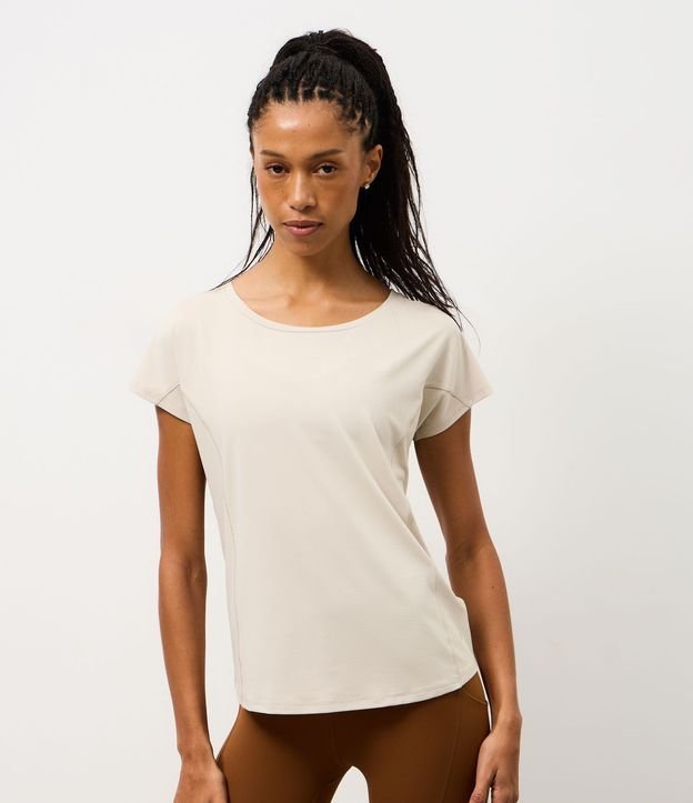 Remera Deportiva en Microfibra Texturizada