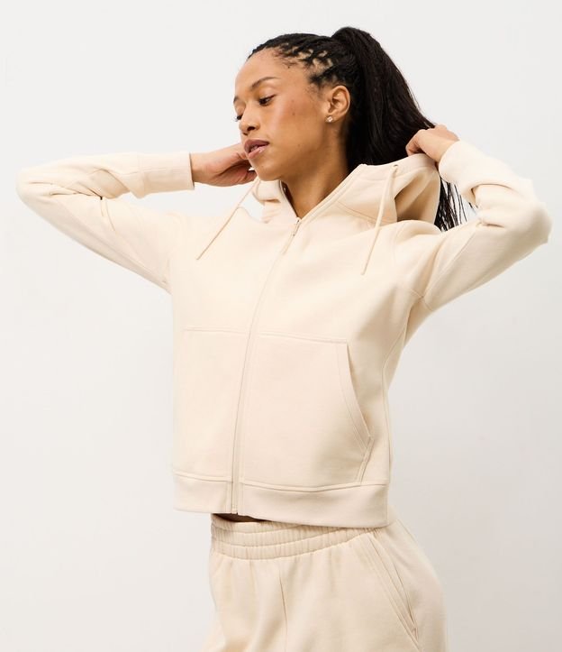 Campera Regular Deportiva en Algodón con Capucha 1