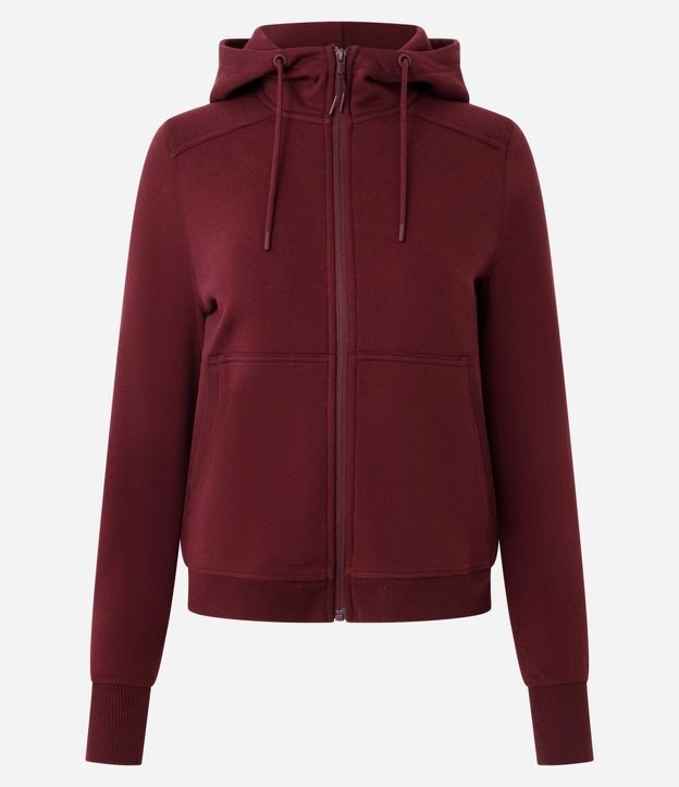 Campera Regular Deportiva en Algodón con Capucha 5