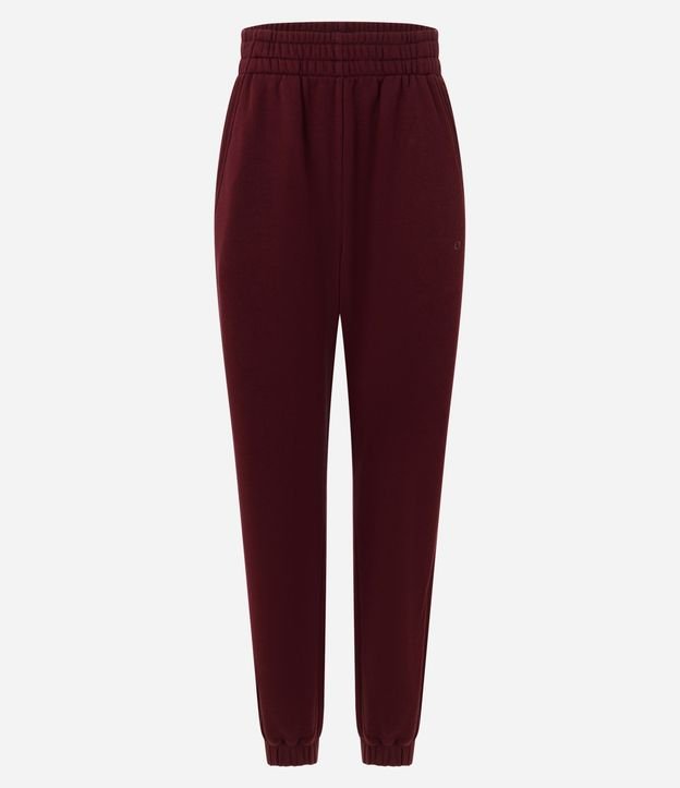 Pantalón Jogger Deportiva en Algodón con Recortes Canelados 6