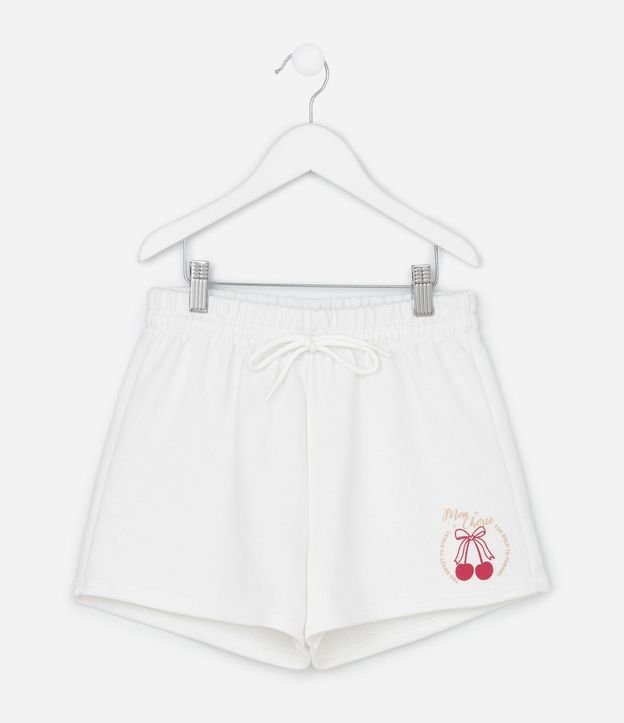 Short Infantil en Algodón con Estampa Cerejinha - Talle 5 a 14 años 1