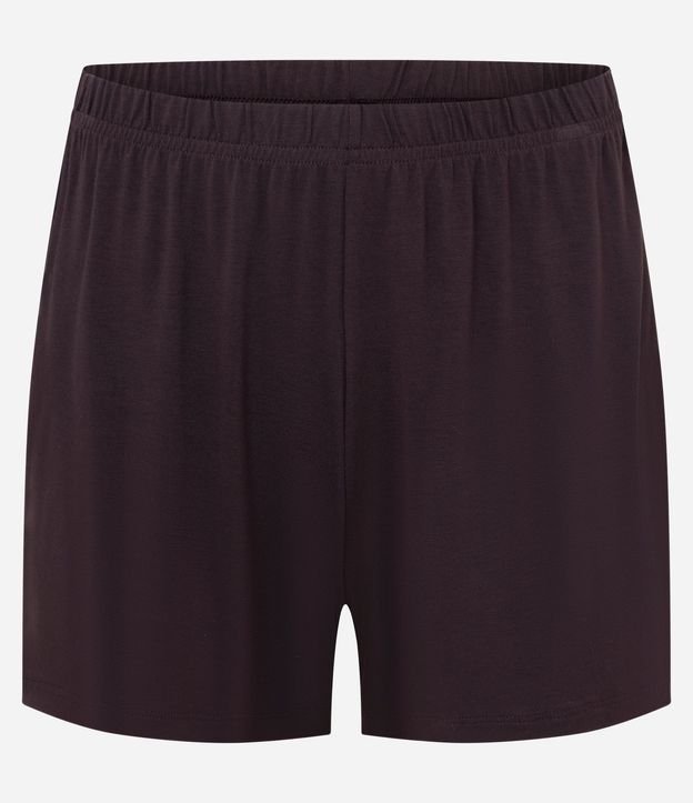 Pijama Corto con Blusa y Short con Encaje 7