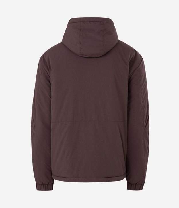 Campera Masculina Parka Outdoor con Capucha y Recortes 6