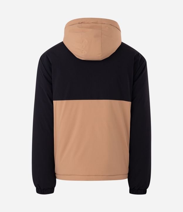 Chaqueta Masculina Parka en Poliéster con Capucha Ajustable 5