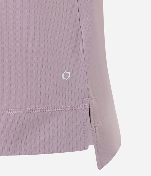 Remera Deportiva en Microfibra Agujerada con Ruedo Mullet 8