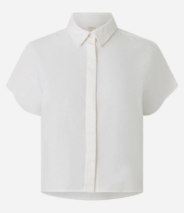 Blusa en Viscolino con Cuello y Sin Sisa 7