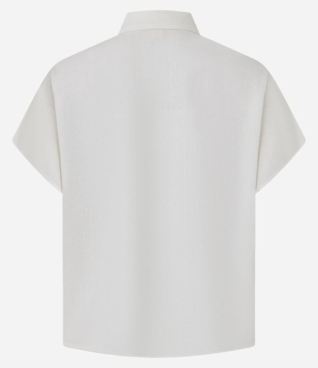Blusa en Viscolino con Cuello y Sin Sisa 8