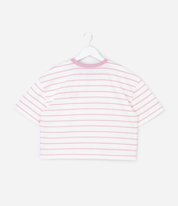 Remera Infantil Rayada con Bordado de Cereza – Talle 5 a 14 años 3