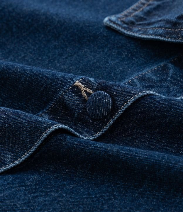 Campera Infantil Bomber en Jeans con Bolsillos Delanteros – Talle 5 a 14 años 4